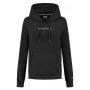 Tommy Jeans reg Serif Linear hoodie dames zwart