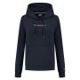 Tommy Jeans reg Serif Linear hoodie dames twilight navy