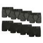 Pierre Cardin 8-Pack Seamless Boxers Black Striped