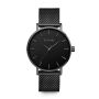 Furore Splashing Waves horloge zwart
