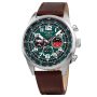 Aviator F-series horloge heren bruin/zilver 45mm