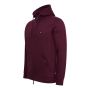 Cappuccino Italia fleece hood heren burgundy