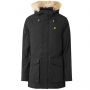Lyle & Scott Winter Weight Microfleece Lined Parka Jet Zwart