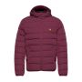 Lyle & Scott lightweight padded jacket heren burgundy rood