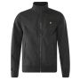 Lyle & Scott mesh backed funnel neck jacket heren jet zwart