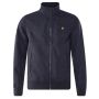 Lyle & Scott mesh backed funnel neck jacket heren dark navy