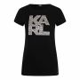 Karl Lagerfeld Library Logo Shirt - Zwart