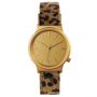Komono Wizard horloge dames goud/panter 36mm