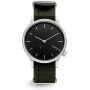 Komono Winston Subs Nato heren horloge zwart/groen 41mm