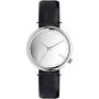 Komono Estelle Mirror horloge dames zilver/zwart 36mm