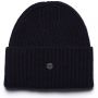 Superdry Studios Premium Ribbed Beanie Eclipse Navy