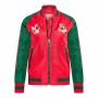 MHM Fashion Bomber Jacket Eagle Tiger Blood Red