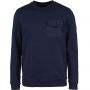Lyle and Scott Chest Pocket Crewneck Jumper Navy