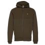 Lyle & Scott softshell Jersey zip hoodie heren olive groen  