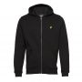 Lyle & Scott Zip Through Hoodie Jet Zwart