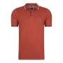 Mario Russo tipped polo Edward heren burnt orange
