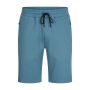 Mario Russo pique short stone blue