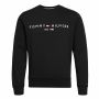 Tommy Hilfiger logo sweater heren zwart
