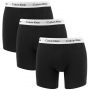 Calvin Klein 3-Pack Long Fit Boxers Zwart