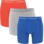 Calvin Klein 3-Pack Long Fit Boxers Royal/Grijs/Coral
