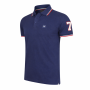Cappuccino Italia polo applique pique heren navy