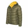 Cappuccino Italia Hooded Puffer Jacket Army