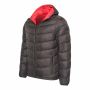 Cappuccino Italia Hooded Puffer Jacket Zwart