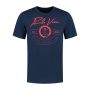 Paulo Vici heren vintage tee navy blauw