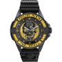 Philipp Plein horloge the Skull heren zwart / goud