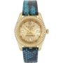 Philipp Plein horloge Queen Crystal dames goud / turquoise