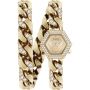 Philipp Plein Horloge Snake Hexagon Goud 24mm