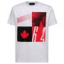 Dsquared2 Leaf 64 Tee Wit