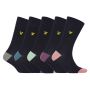 Lyle & Scott Graham 5-Pack sokken heren peacoat