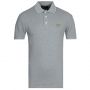 Lyle and Scott Waffle Polo Mid Grey Marl