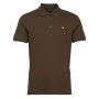 Lyle & Scott Plain polo shirt heren olive groen