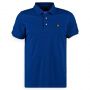 Lyle & Scott Plain Polo Kobalt Blauw