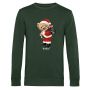 Ballin Est. 2013 Santa Bear sweater heren jade groen