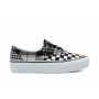 Vans Era Platform (Plaid Checkerboard) Black/True White