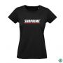 Subprime Tee Stripe dames black