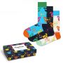 Happy Socks mixed Dog 3-pack unisex gift box