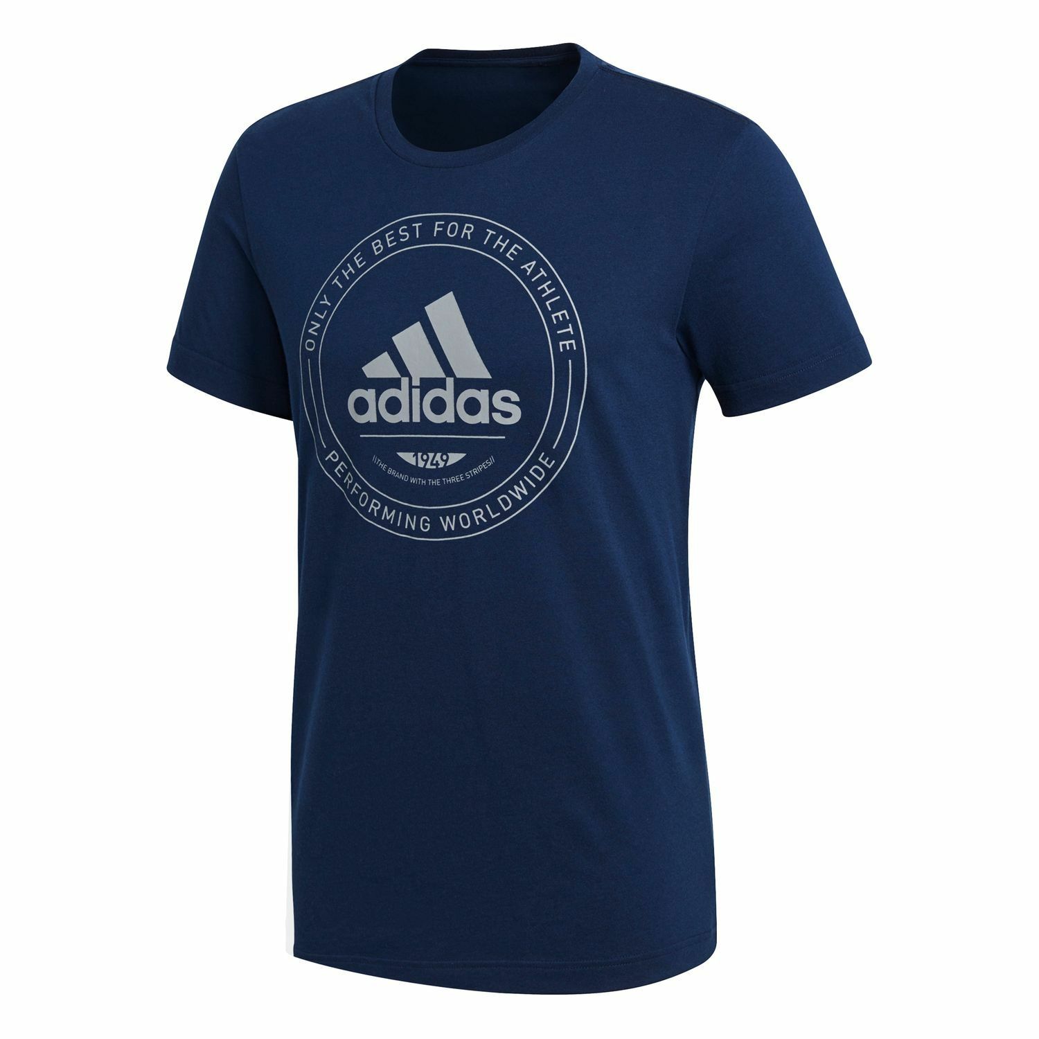 Adidas Adi Emblem Tee Navy adidas kopen in de aanbieding