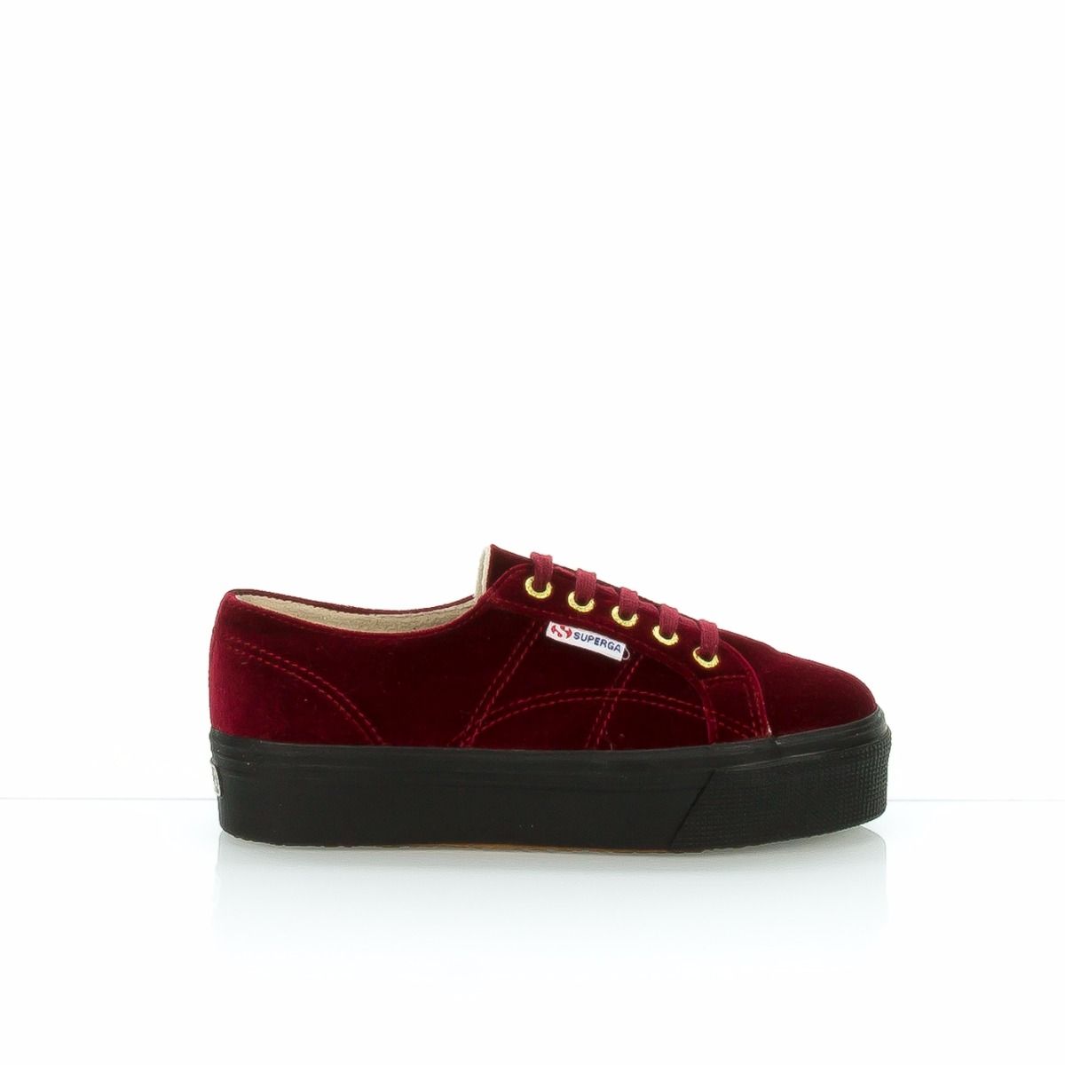 Superga 2790 Velvetw Dkred superga kopen in de aanbieding